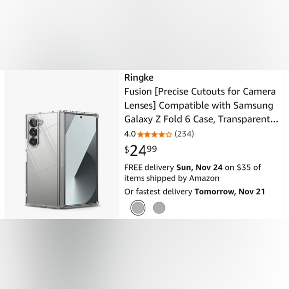 Ringke Samsung Galaxy Fold 6 case - Picture 2 of 2